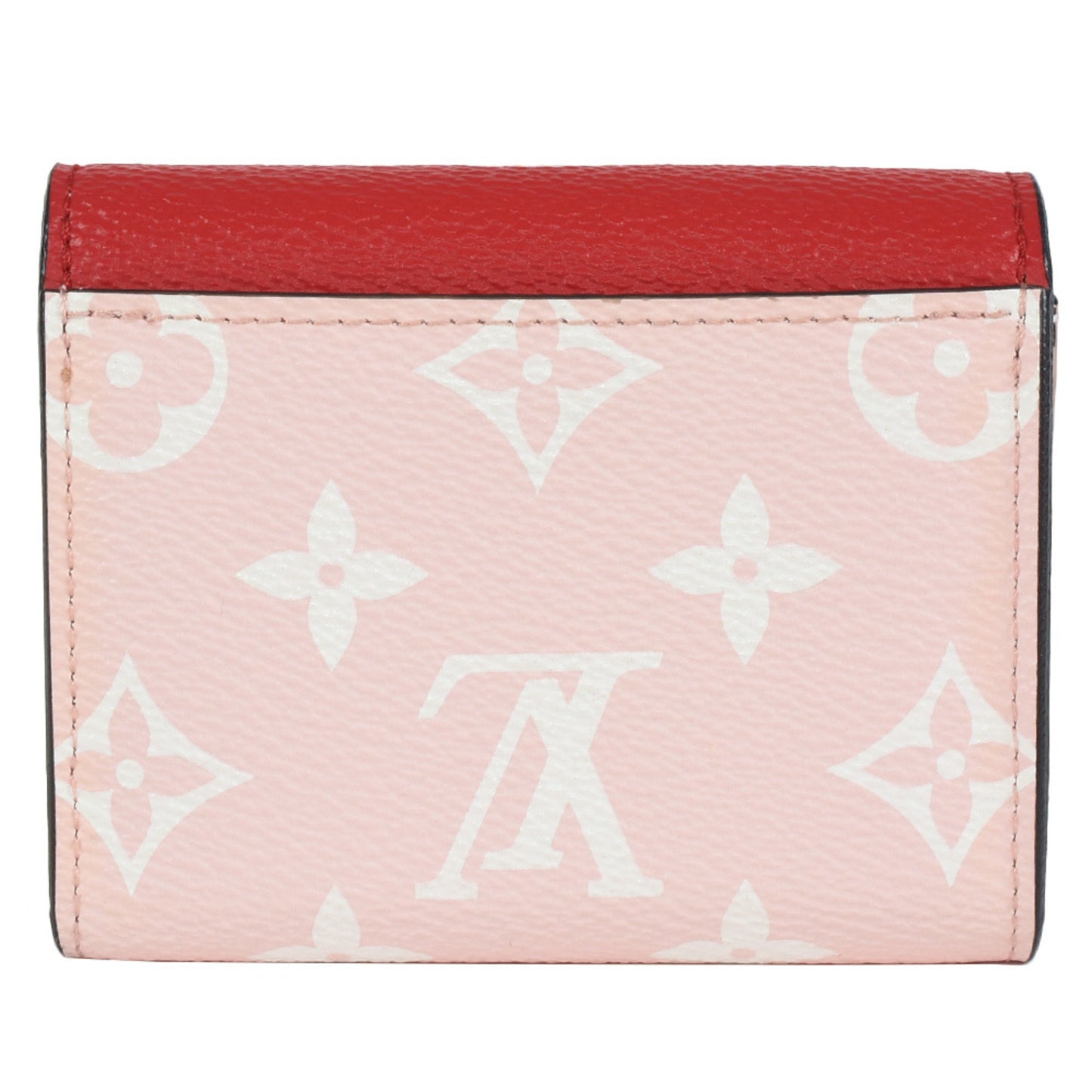 Louis Vuitton Monogram pink  Color Monogram Wallet (Tri-Fold)