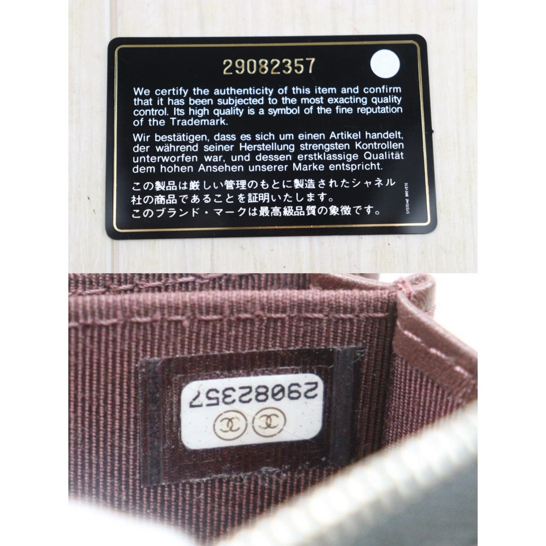 Very Good ( Rank A) ｜CHANEL Caviar Skin Calf Leather Coin Purse Black Made In 2020 Year｜25052911