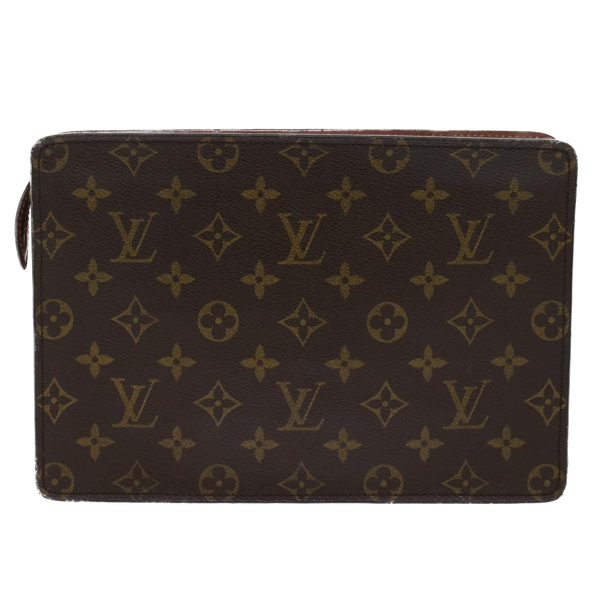 LOUIS VUITTON Monogram Pochette Homme Clutch Bag M51795 LV Auth 45702