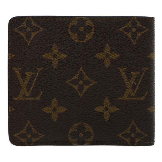 LOUIS VUITTON Monogram Bifold Wallet LV Auth 45768