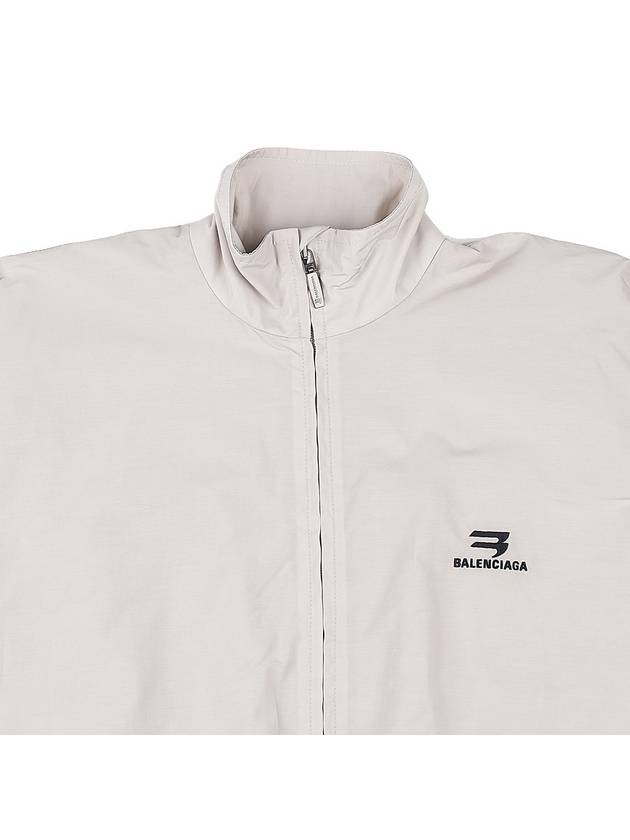 Luxury Balenciaga  Logo Technical Track Jacket Beige