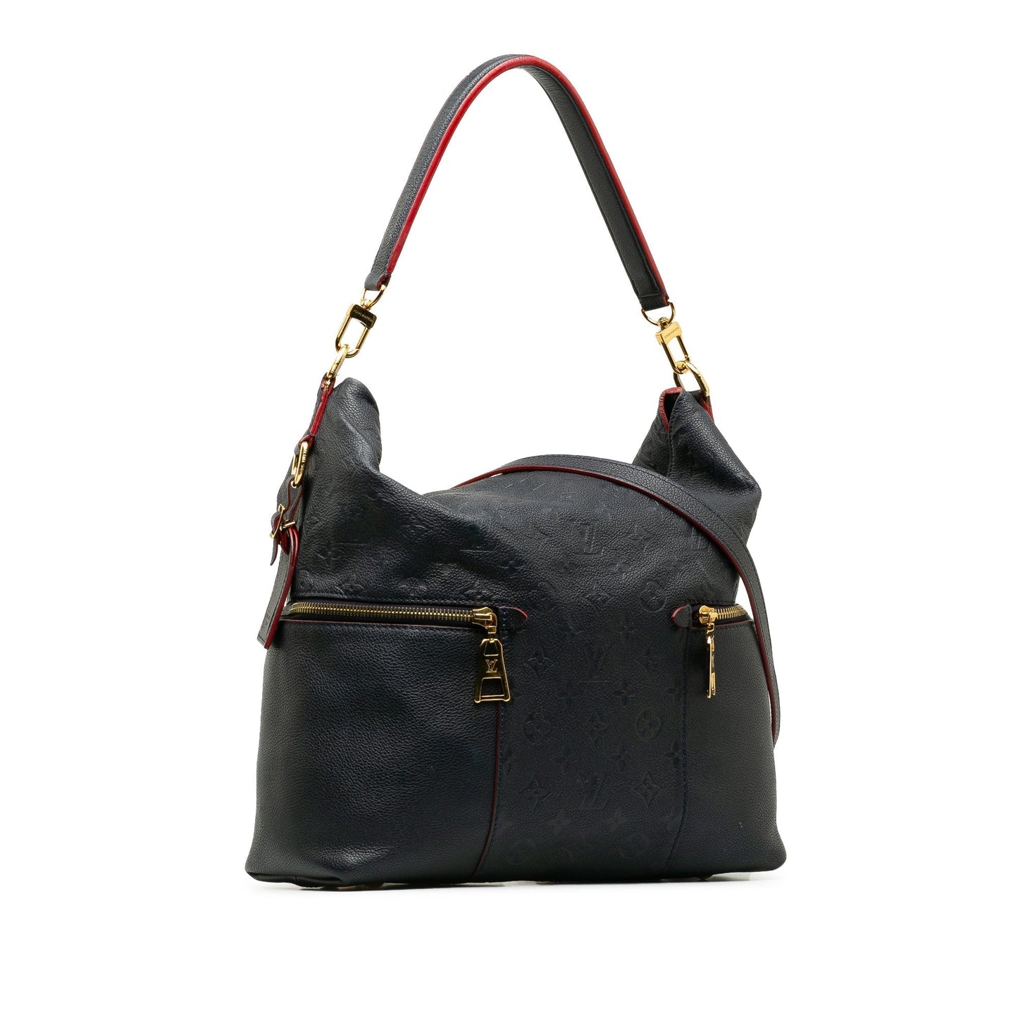 Blue Louis Vuitton Monogram Empreinte Melie Satchel