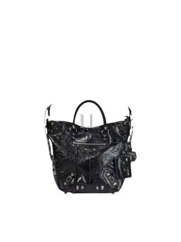 Luxury Balenciaga  Le Cagole Medium Tote Bag Black