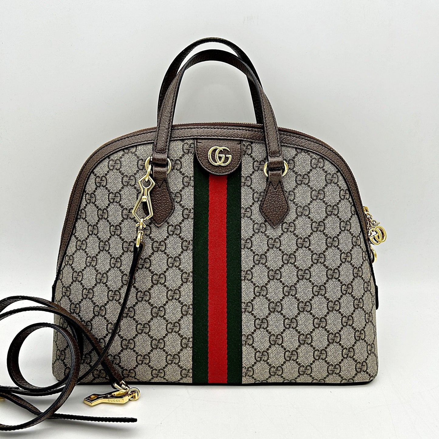 Gucci Dome Ophidia Medium Top Supreme Handle Shoulder Bag LA