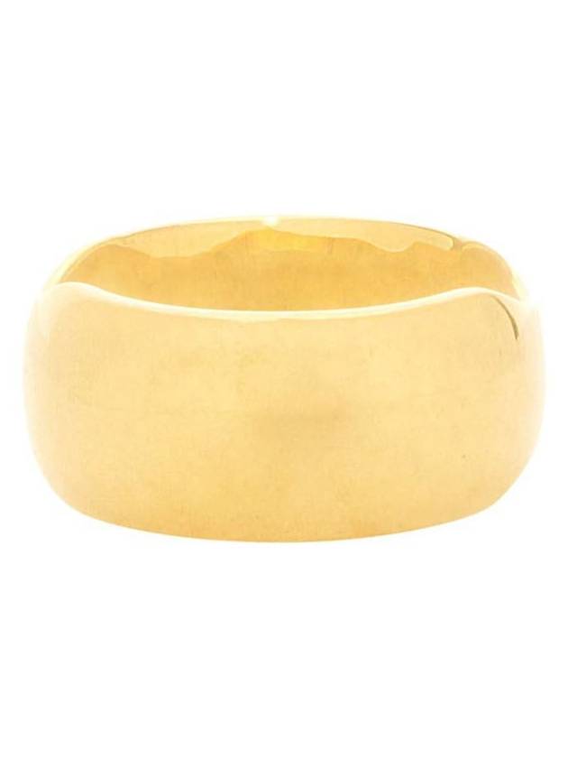 Luxury Balenciaga  engraved logo polished finish ring 765847TZ99G