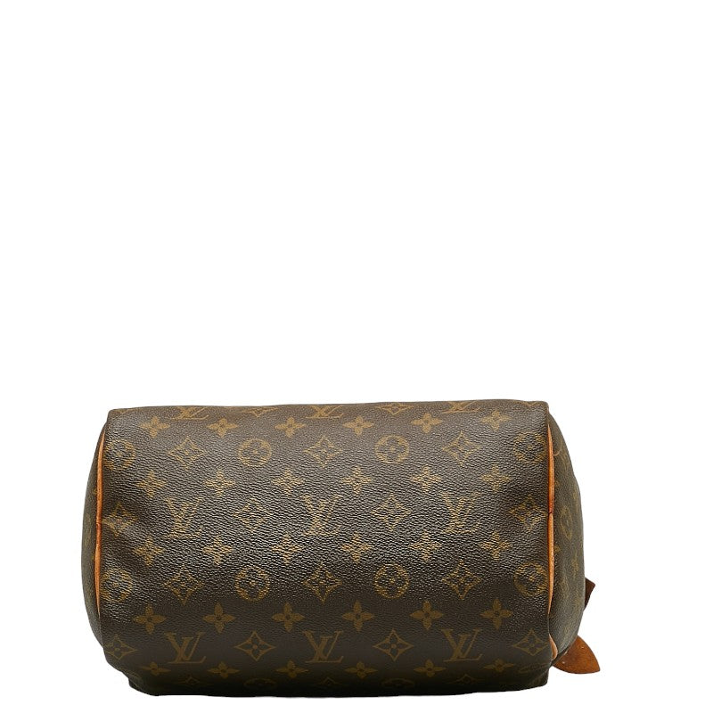Louis Vuitton Monogram peed Bandriel 25 Handbag Mini Boston Bag M41113 Brown PVC Leather  Louis Vuitton