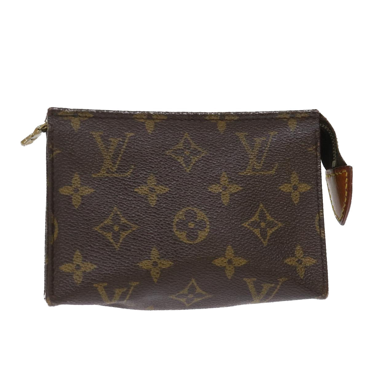 LOUIS VUITTON Monogram Poche Toilette 15 Pouch M47546 LV Auth 46289