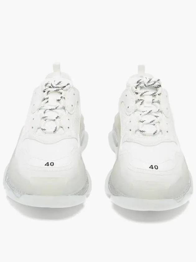 Luxury Balenciaga  Triple S Low Top Sneakers White Iridescent
