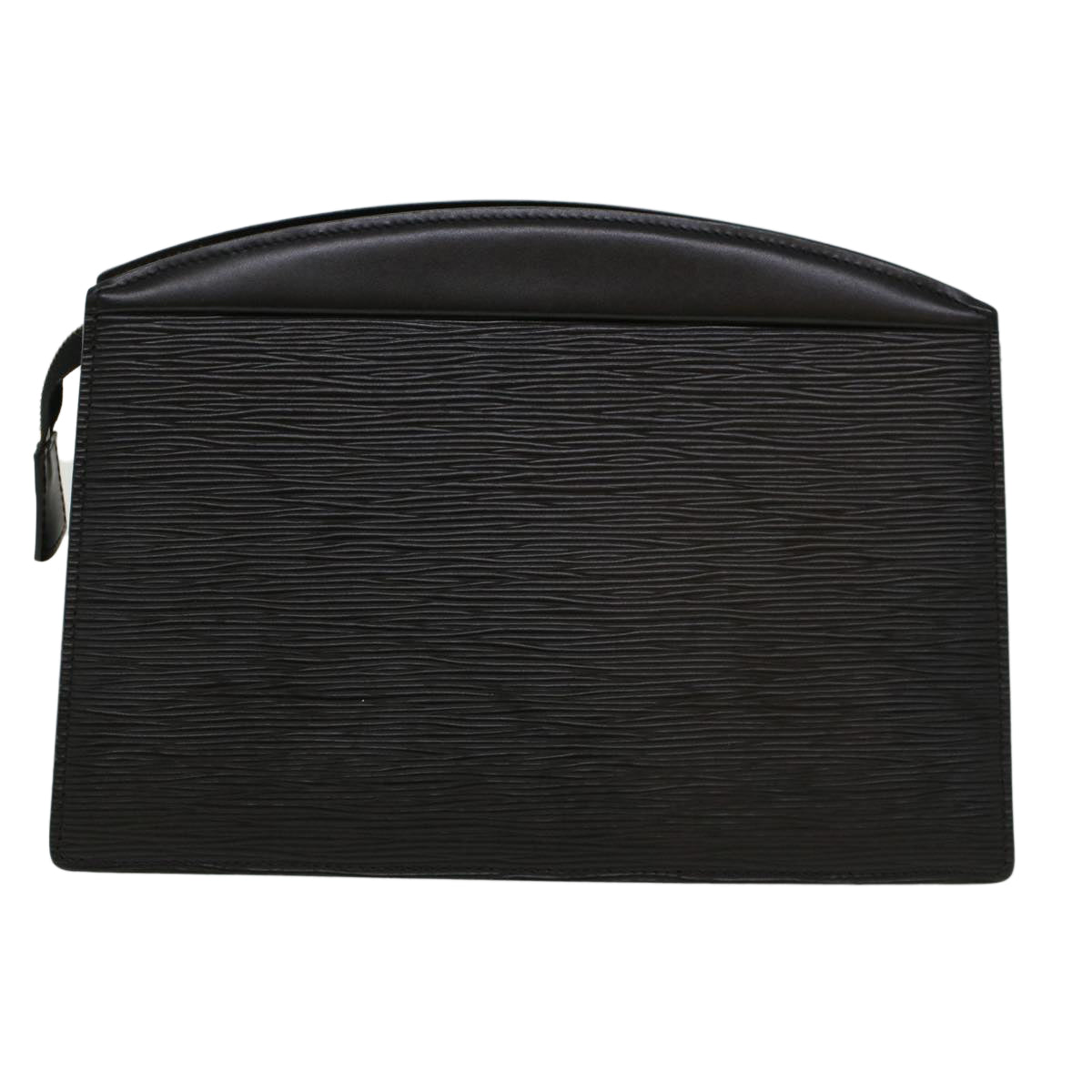 LOUIS VUITTON Epi Trousse Crete Clutch Bag Black M48402 LV Auth 46434