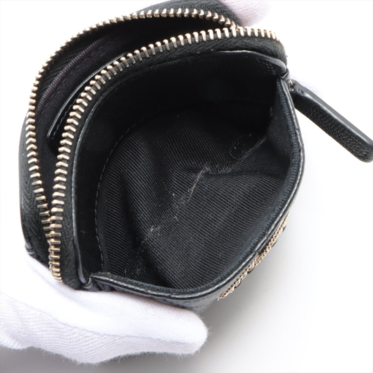 Chanel Matrasse Caviar S Coin Case Black G  32rd
