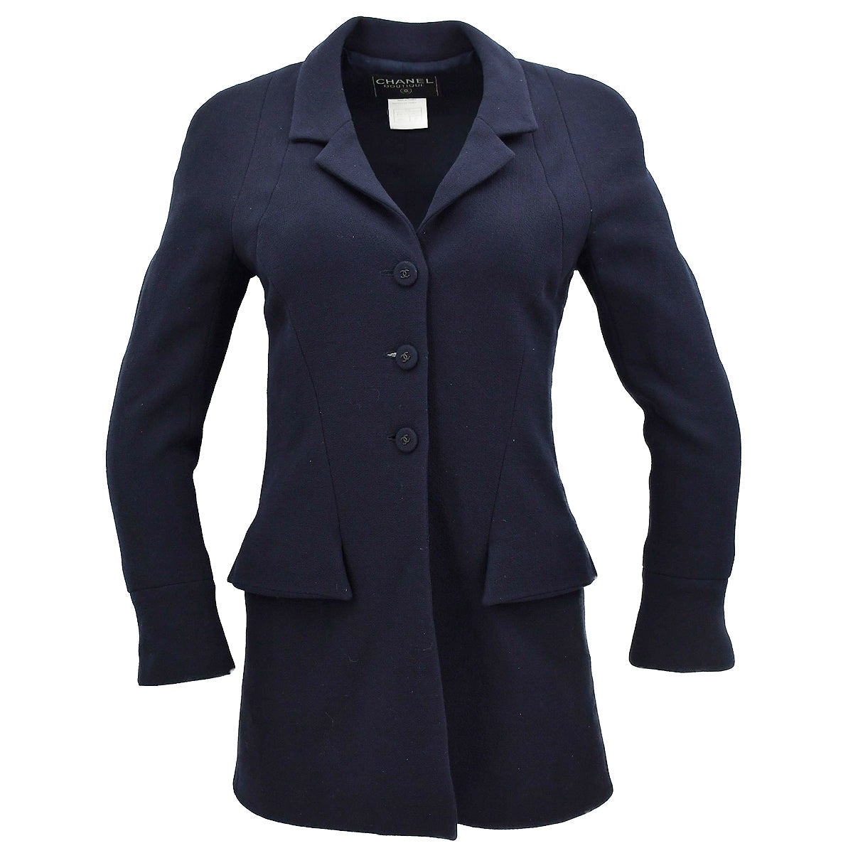 Chanel Jacket Navy 97A #38