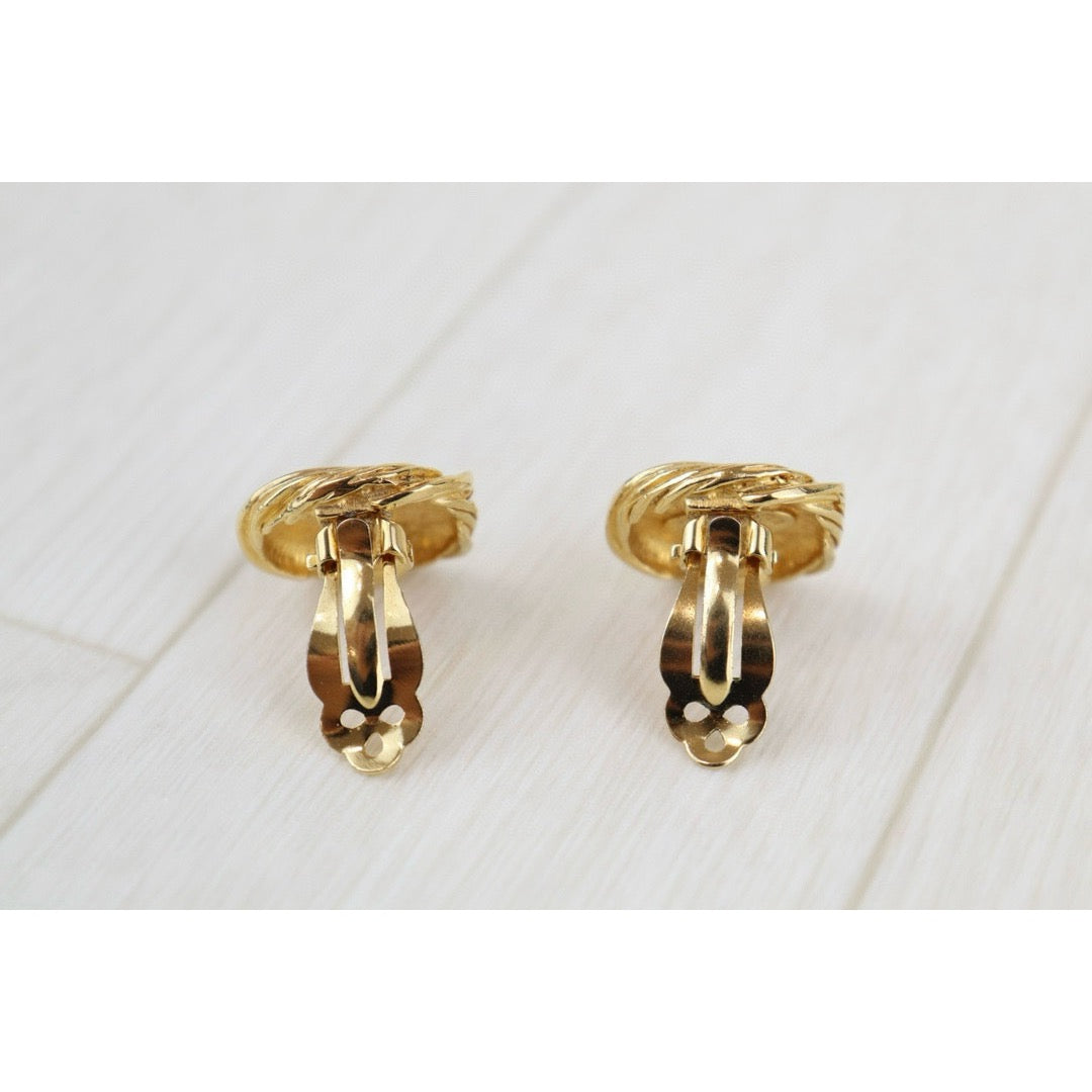 Good ( Rank AB)｜CHANEL Coco Mark Gold 24 Plated Earrings ｜H24101902