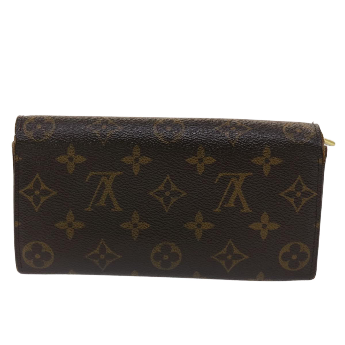 LOUIS VUITTON Monogram Portefeuille Sarah Long Wallet M60531 LV Auth 46824