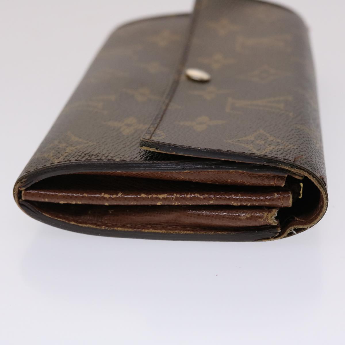 LOUIS VUITTON Monogram Portefeuille Sarah Long Wallet M60531 LV Auth 46824