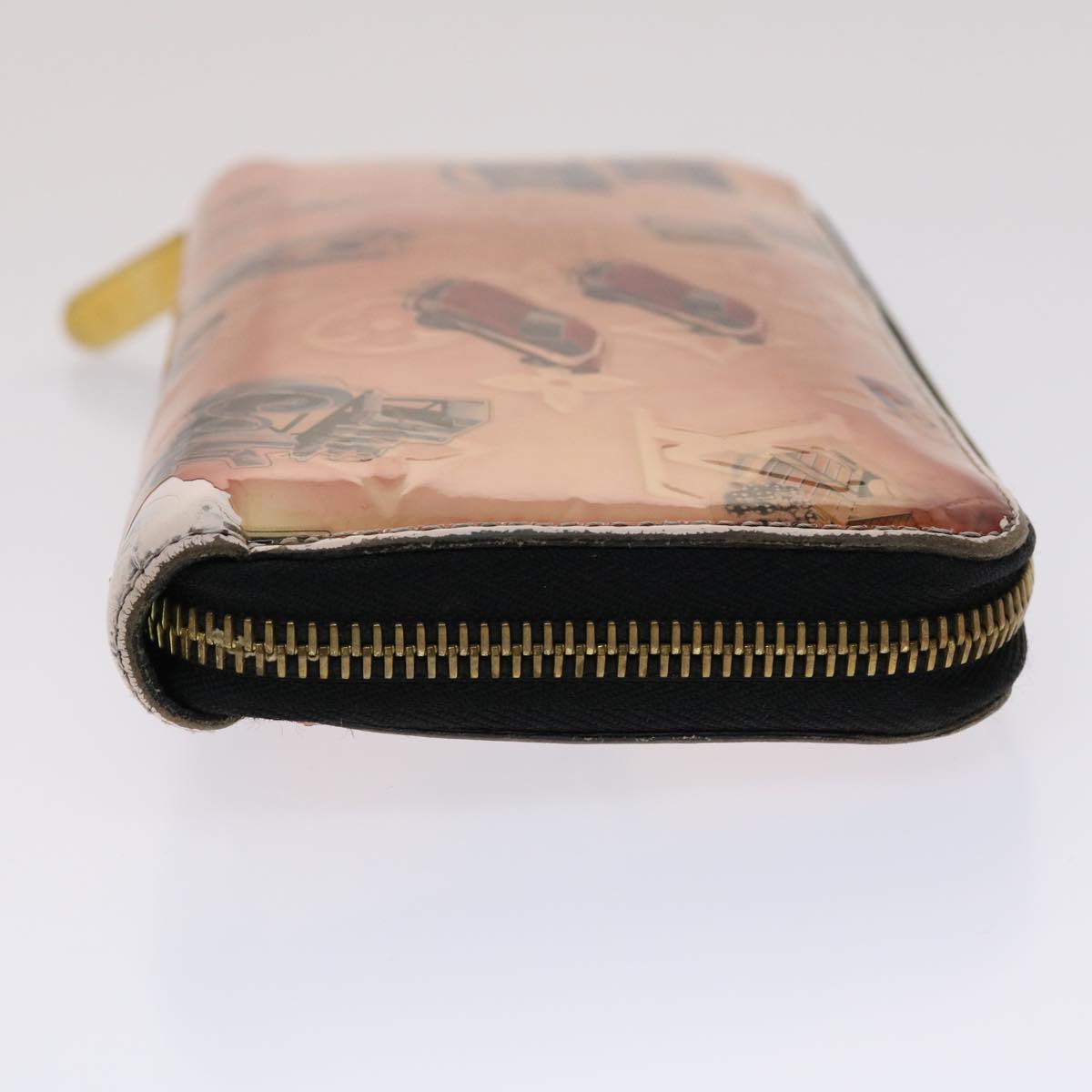 LOUIS VUITTON Monogram Vernis Nicolas Ghesquire Zippy Wallet M50370 Auth 46865