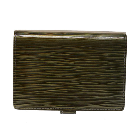 LOUIS VUITTON Cyber Epi Agenda PM Day Planner Cover Green M99080 LV Auth 46874