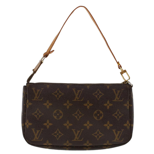 LOUIS VUITTON Monogram Pochette Accessoires Pouch M51980 LV Auth 46905