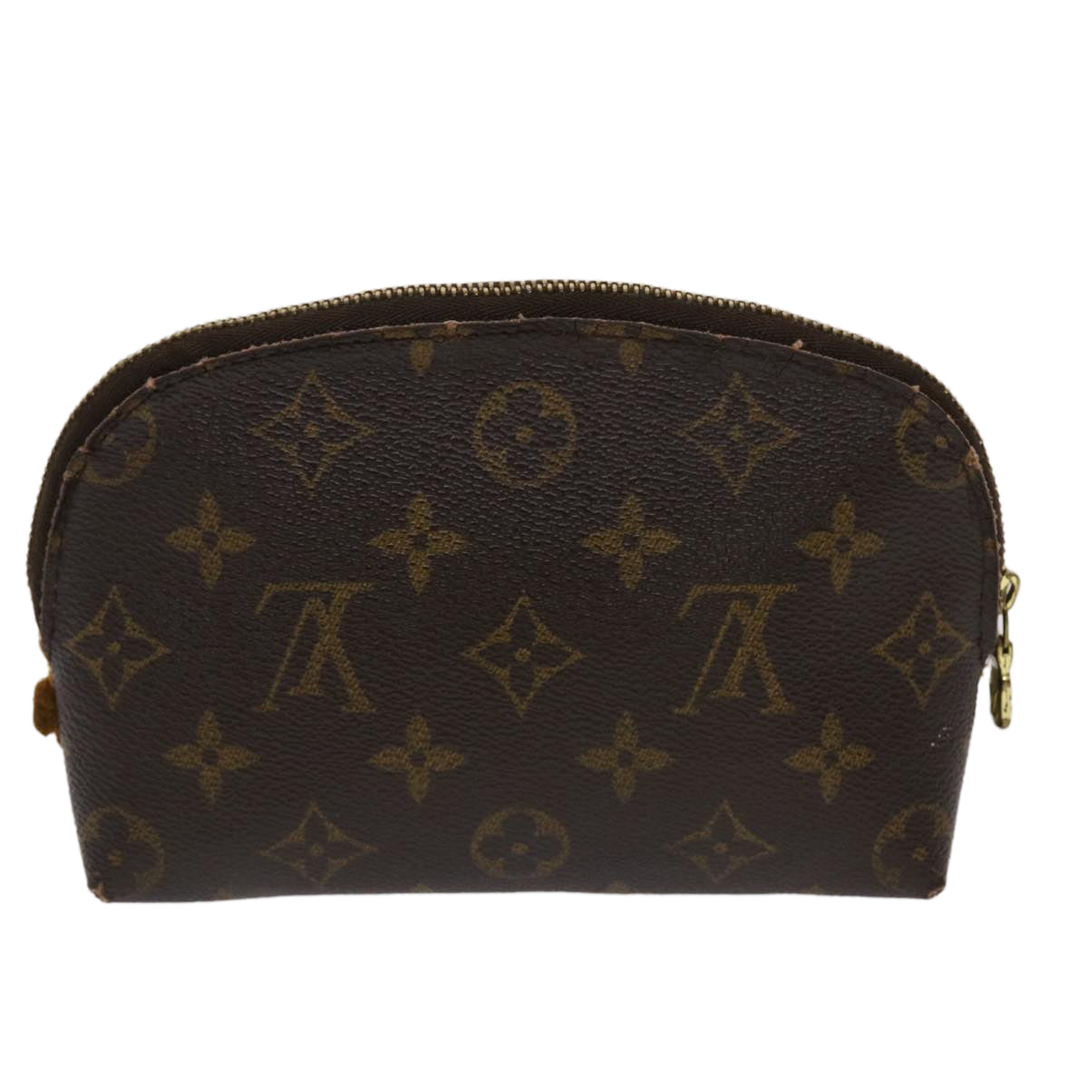 LOUIS VUITTON Monogram Pochette Cosmetic PM Cosmetic Pouch M47515 LV Auth 46906