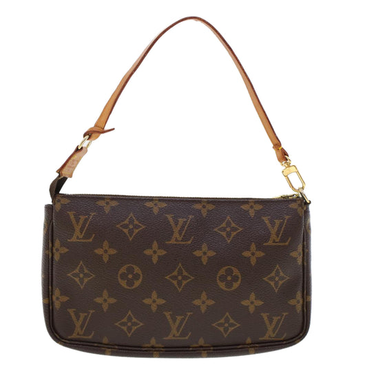 LOUIS VUITTON Monogram Pochette Accessoires Pouch M51980 LV Auth 46986