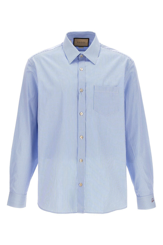 Gucci Men Striped Shirt