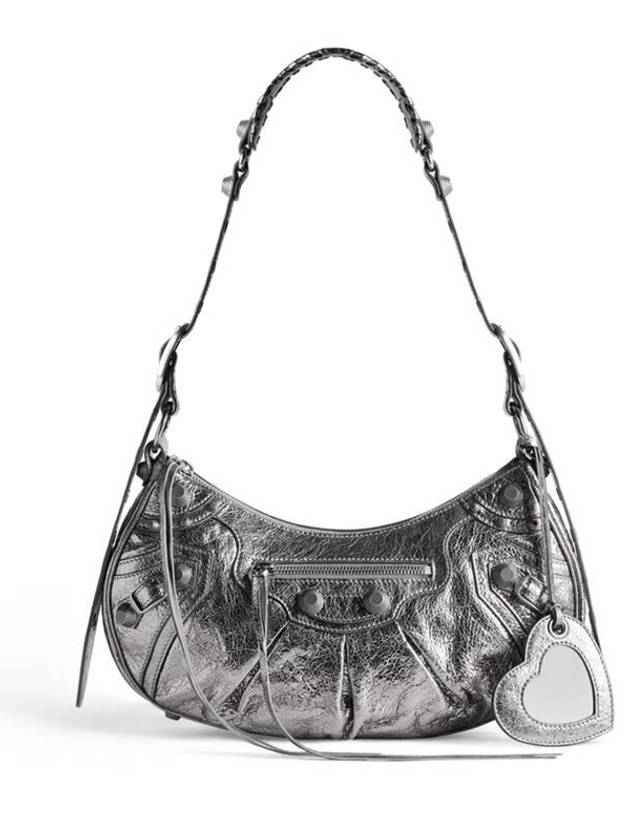 Luxury Balenciaga  Le Cagole Small Shoulder Bag Silver