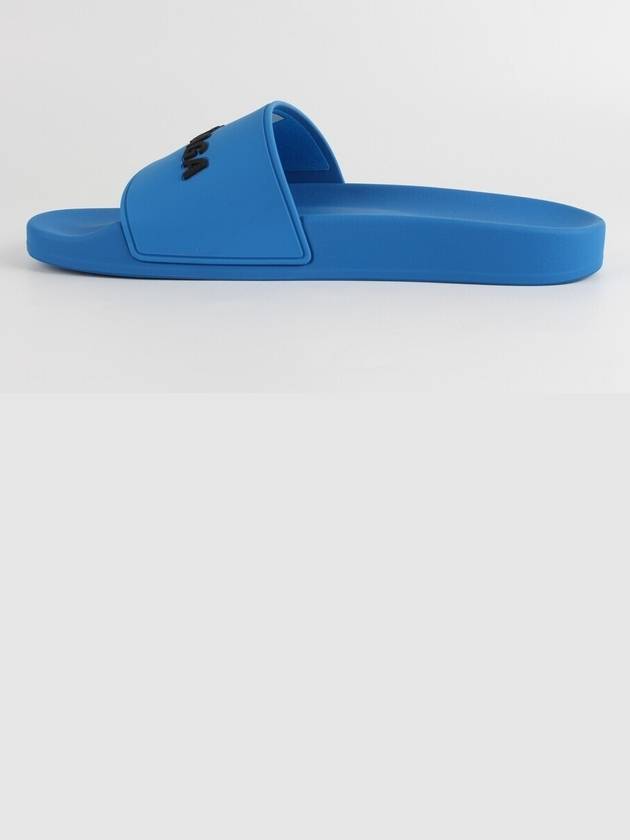 Luxury Balenciaga  logo slippers blue 40 250