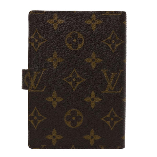 LOUIS VUITTON Monogram Agenda PM Day Planner Cover R20005 LV Auth 47084