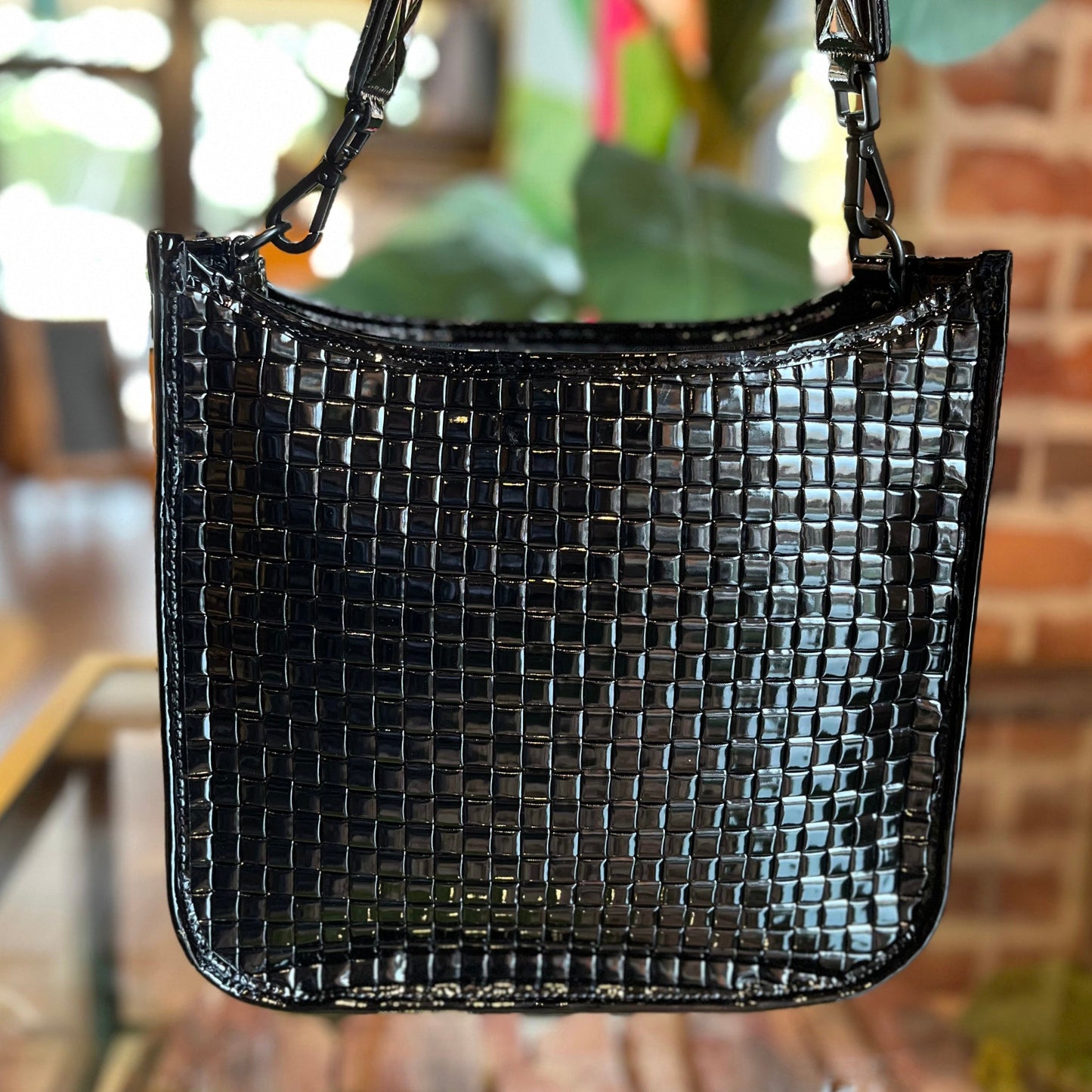 MZ WALLACE Box Black Crossbody