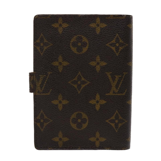 LOUIS VUITTON Monogram Agenda PM Day Planner Cover R20005 LV Auth 47153