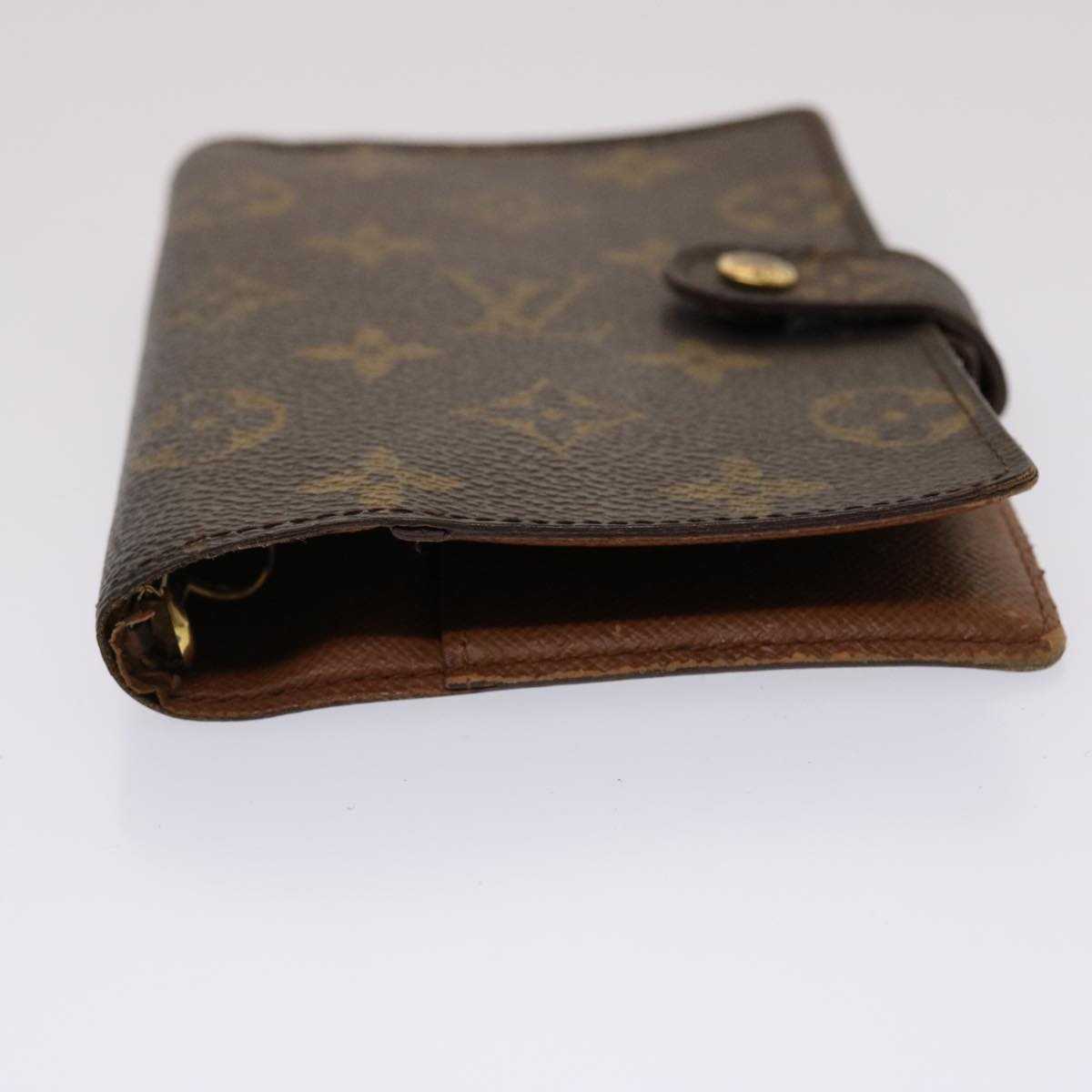 LOUIS VUITTON Monogram Agenda PM Day Planner Cover R20005 LV Auth 47153