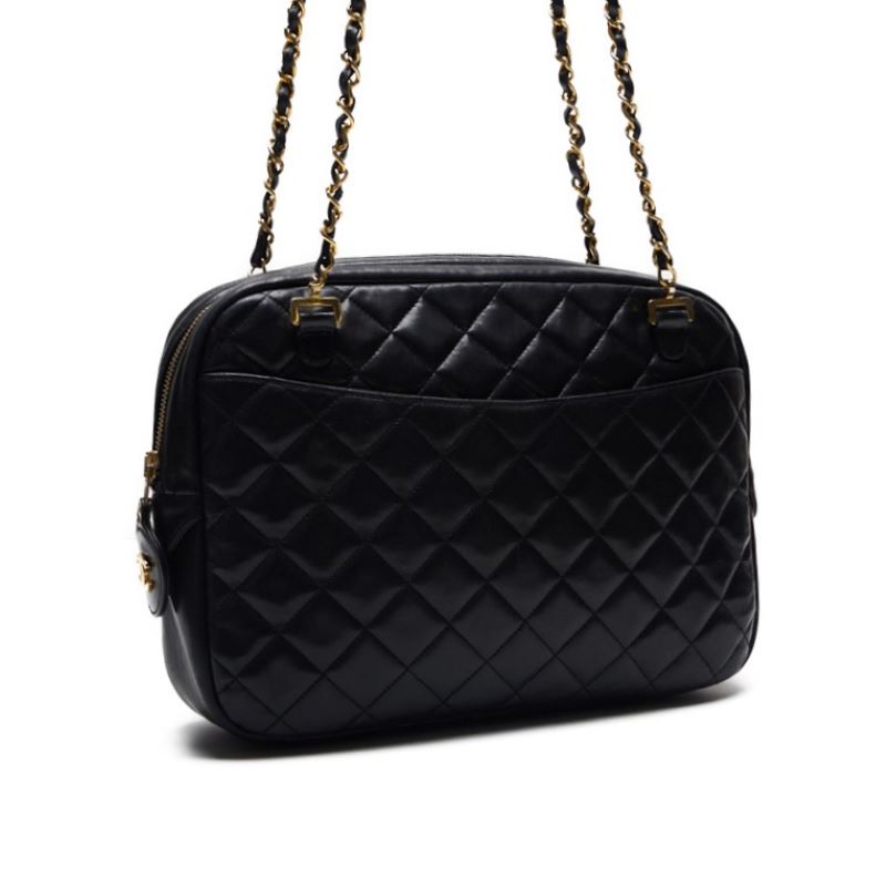 CHANEL Matrasse Double Chain Shoulder Black  Shoulder Bag Mini Shoulder Bag  Bag Hybrid  Ship