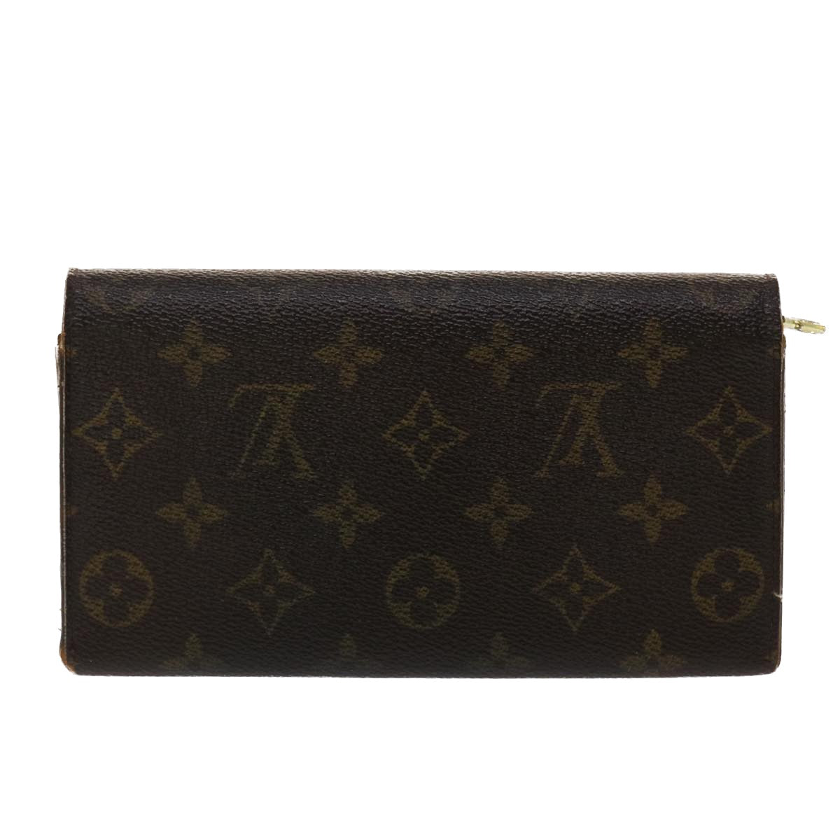LOUIS VUITTON Monogram Portefeuille Sarah Long Wallet M62137 LV Auth 47504