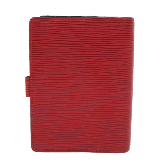 LOUIS VUITTON Epi Agenda PM Day Planner Cover Red R20057 LV Auth 47566