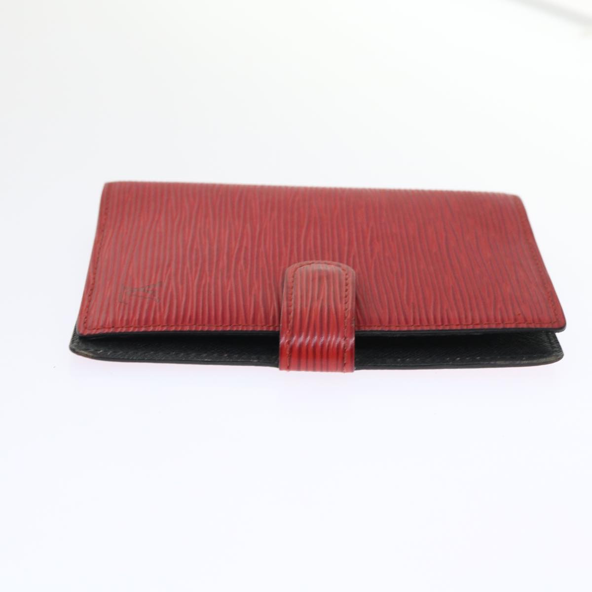 LOUIS VUITTON Epi Agenda PM Day Planner Cover Red R20057 LV Auth 47566