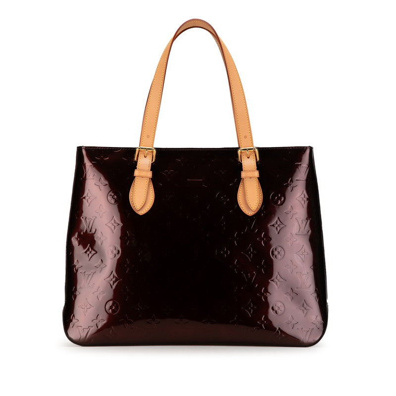 Louis Vuitton Monogram Vernis Blendwood Tote Bag M91994 Amarant Pearl Patent Leather  Louis Vuitton