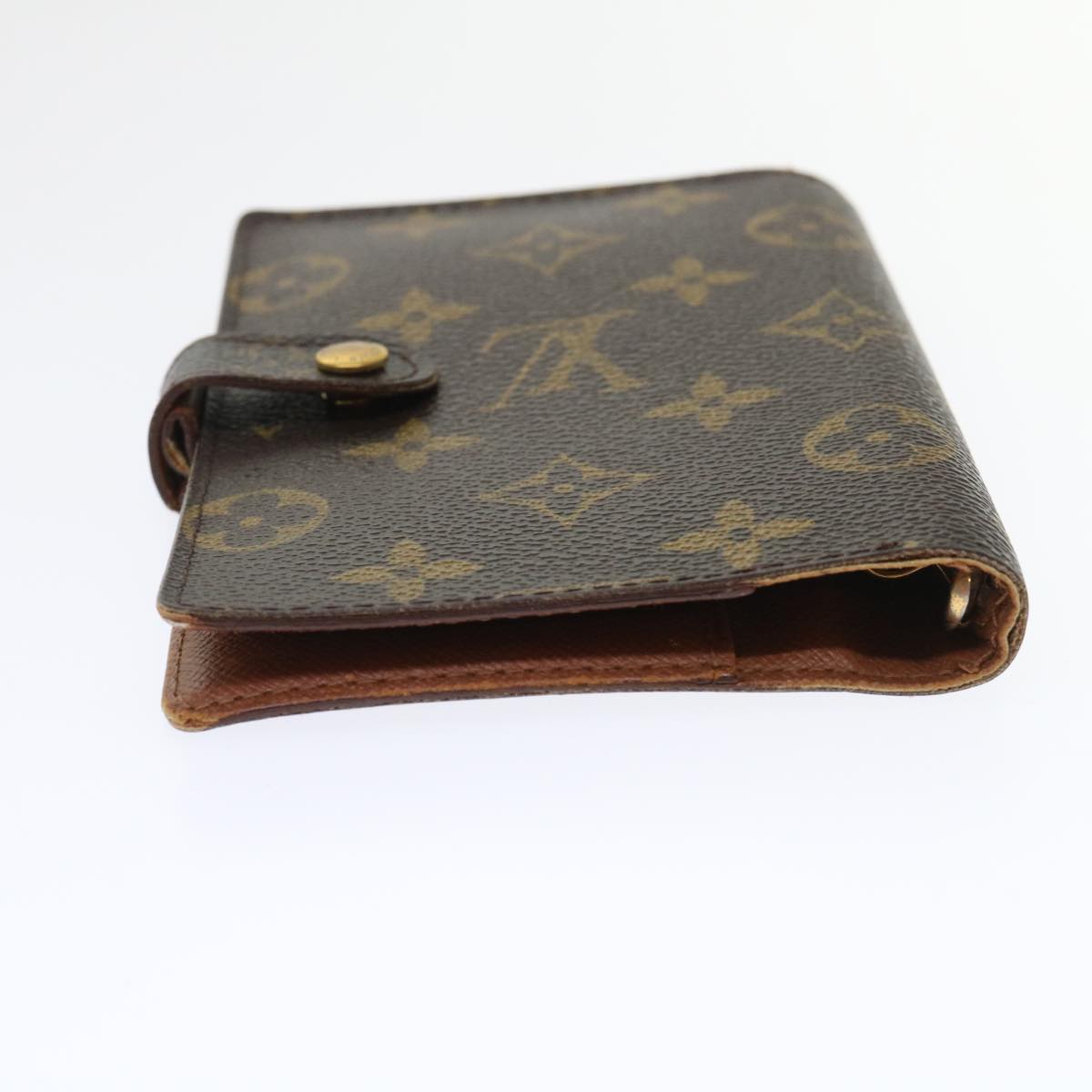 LOUIS VUITTON Monogram Agenda PM Day Planner Cover R20005 LV Auth 47595