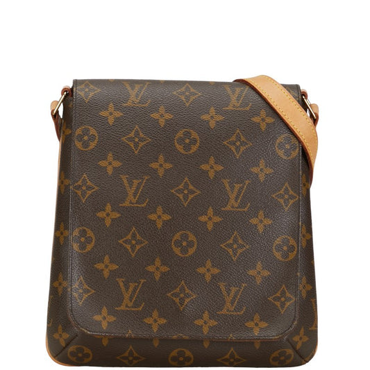 Louis Vuitton Monogram Musée Salsa Short  Shoulder Bag M51258 Brown PVC Leather  Louis Vuitton