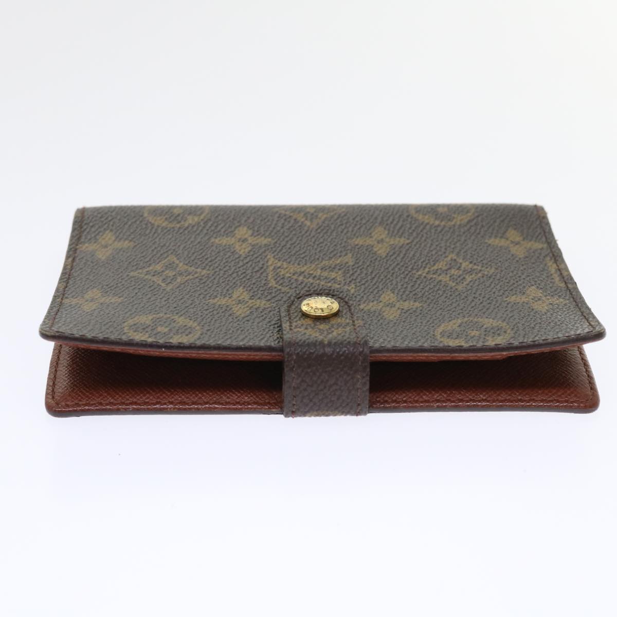 LOUIS VUITTON Monogram Agenda PM Day Planner Cover R20005 LV Auth 47692