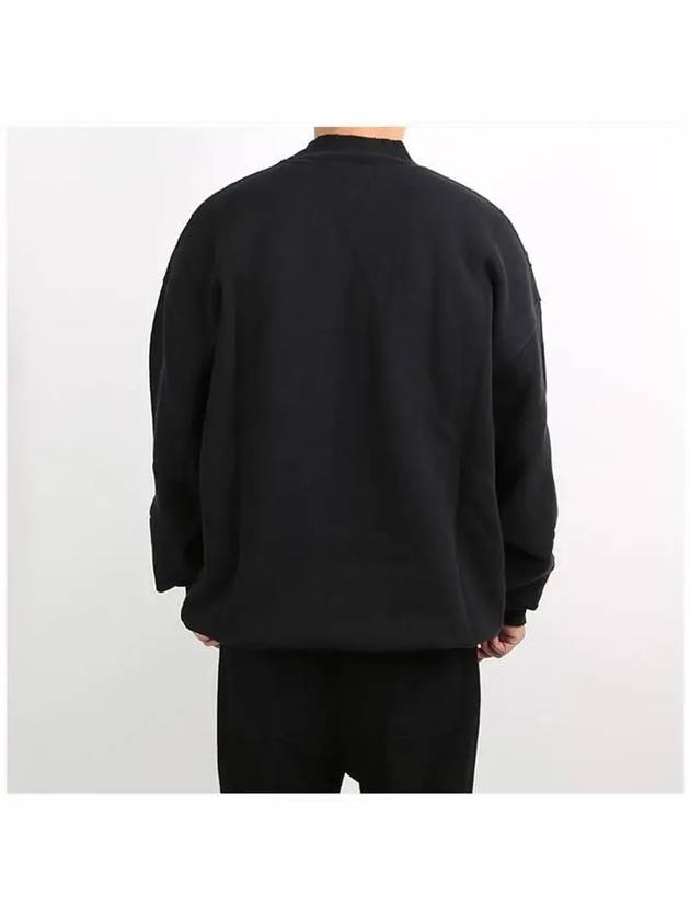 Luxury Balenciaga  WoMen's Free Embroidery Distressed Sweatshirt Black