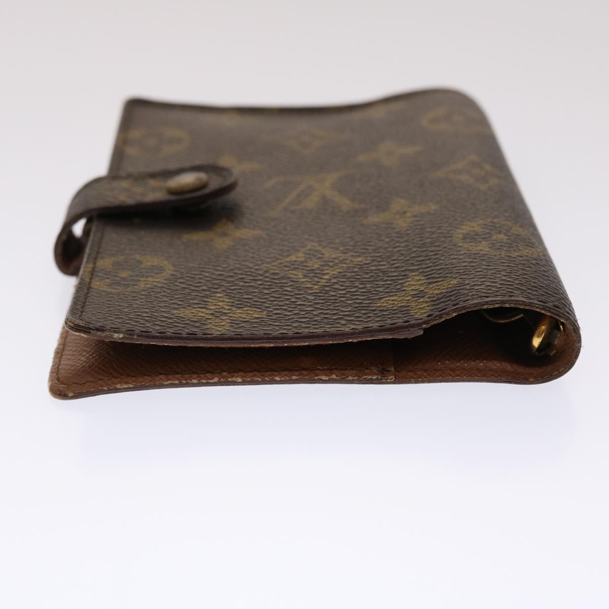 LOUIS VUITTON Monogram Agenda PM Day Planner Cover R20005 LV Auth 47822