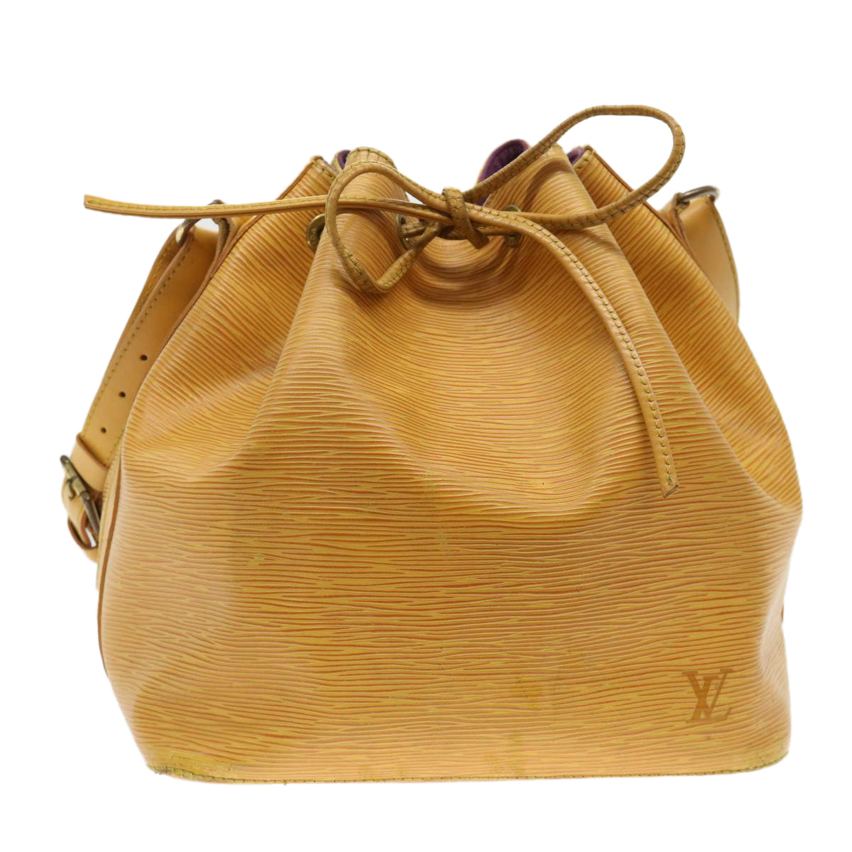 LOUIS VUITTON Epi Petit Noe Shoulder Bag Tassili Yellow M44109 LV  47833