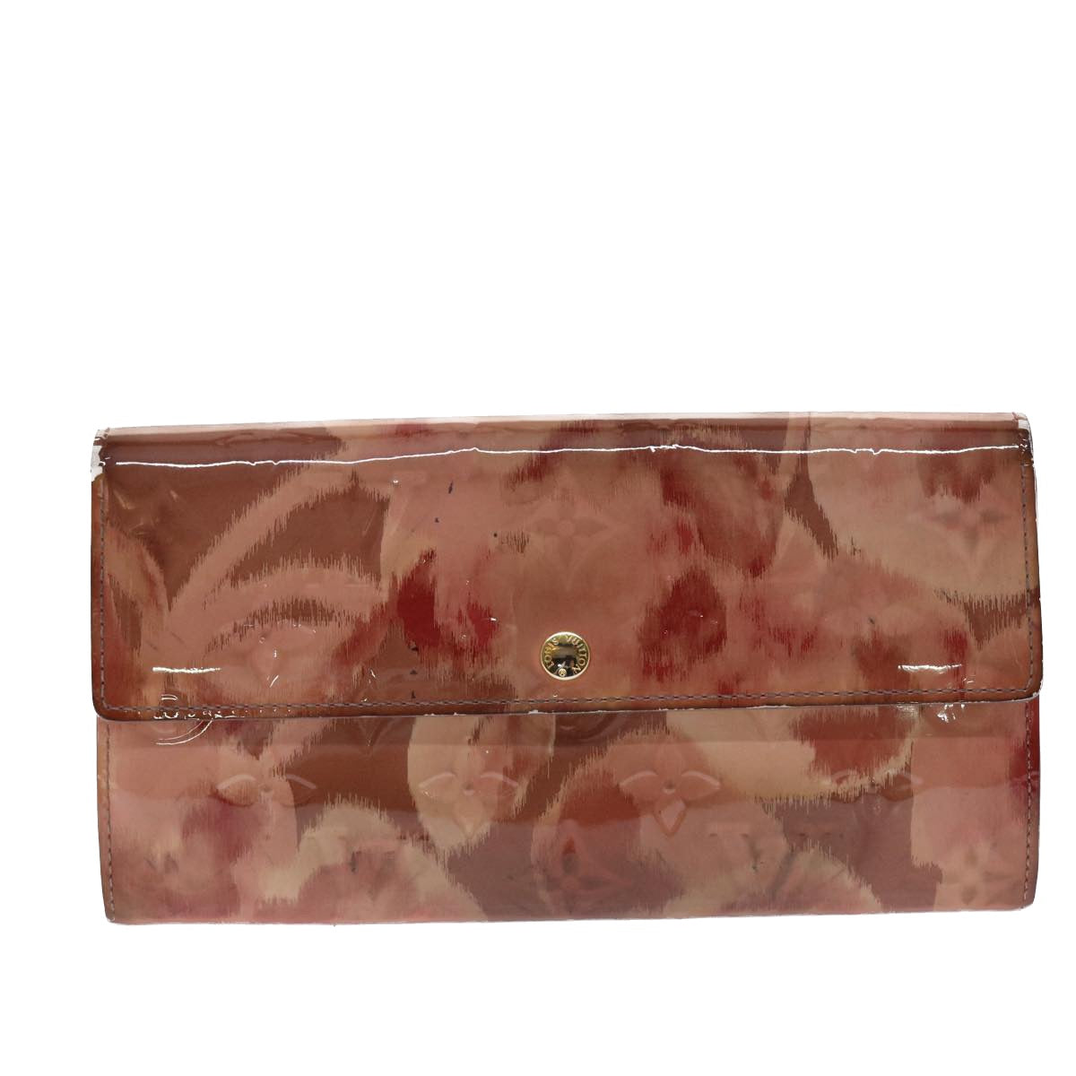 LOUIS VUITTON Vernis Ikat Flower Portefeuille Sarah Wallet M90023 LV  47872