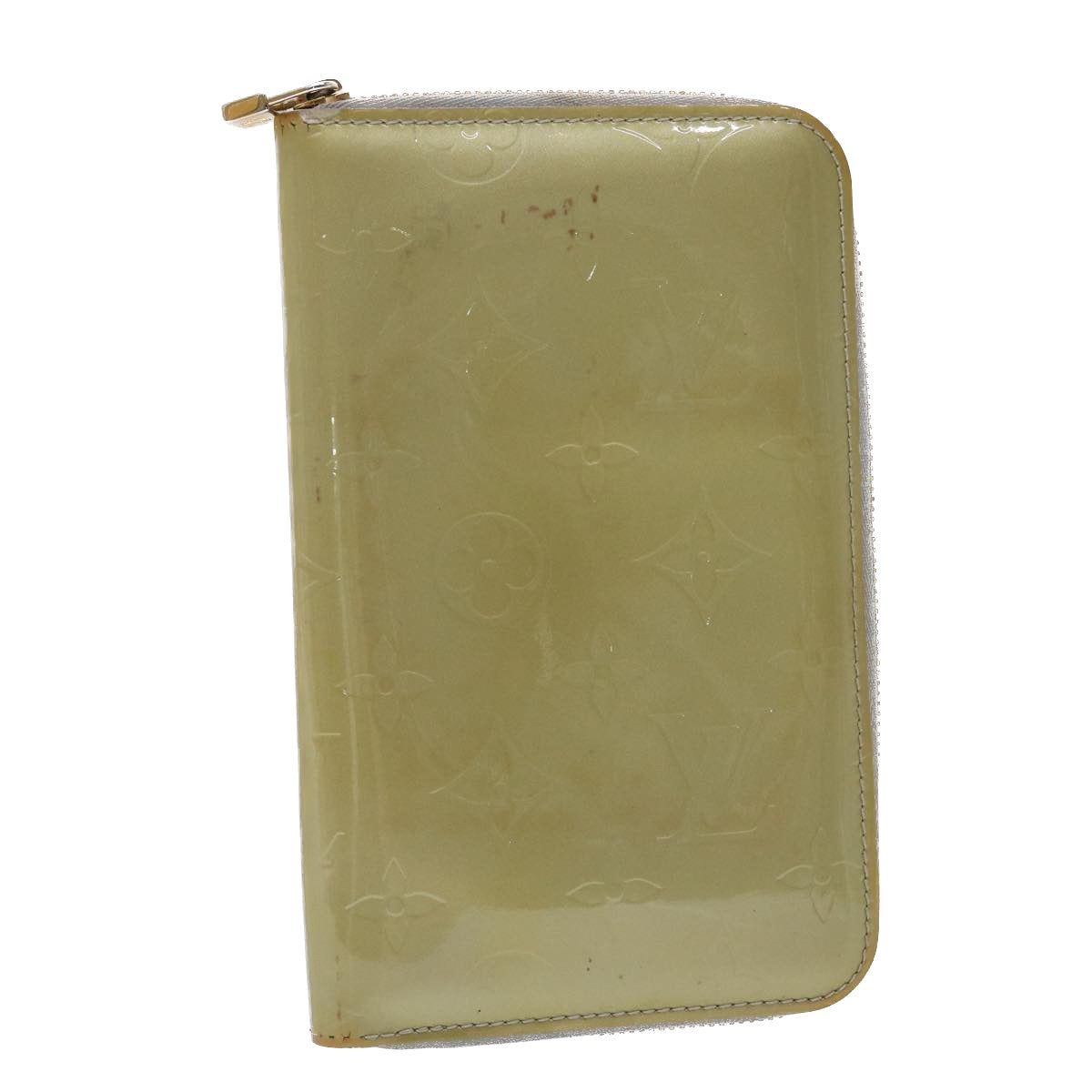 LOUIS VUITTON Monogram Vernis Eldridge Long Wallet Gris M91158 LV  47876