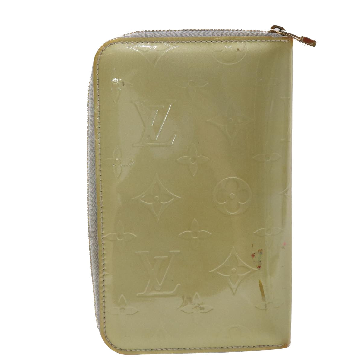 LOUIS VUITTON Monogram Vernis Eldridge Long Wallet Gris M91158 LV  47876