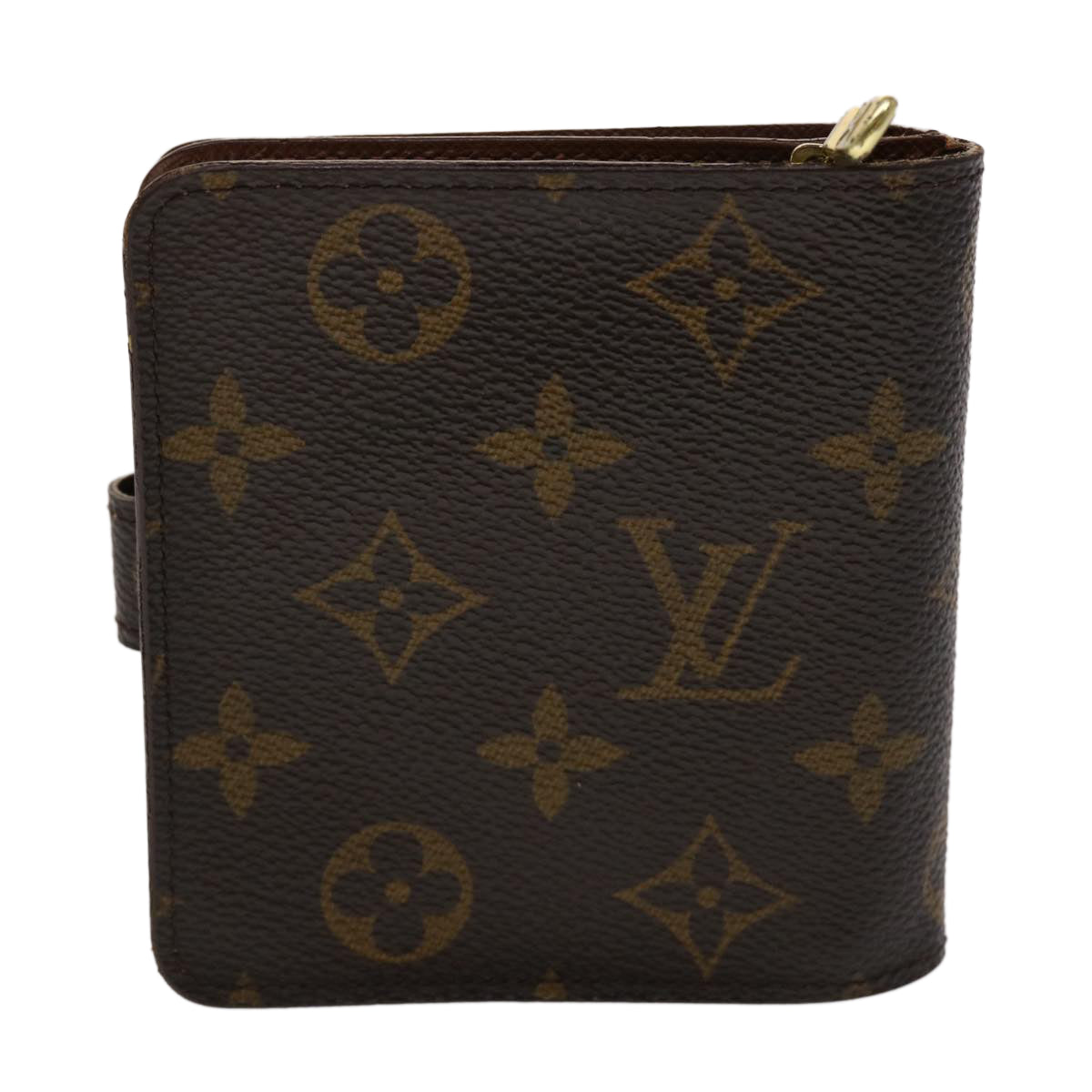 LOUIS VUITTON Monogram Compact Zip Wallet M61667 LV  47877