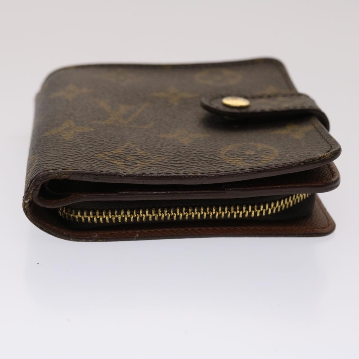 LOUIS VUITTON Monogram Compact Zip Wallet M61667 LV  47877