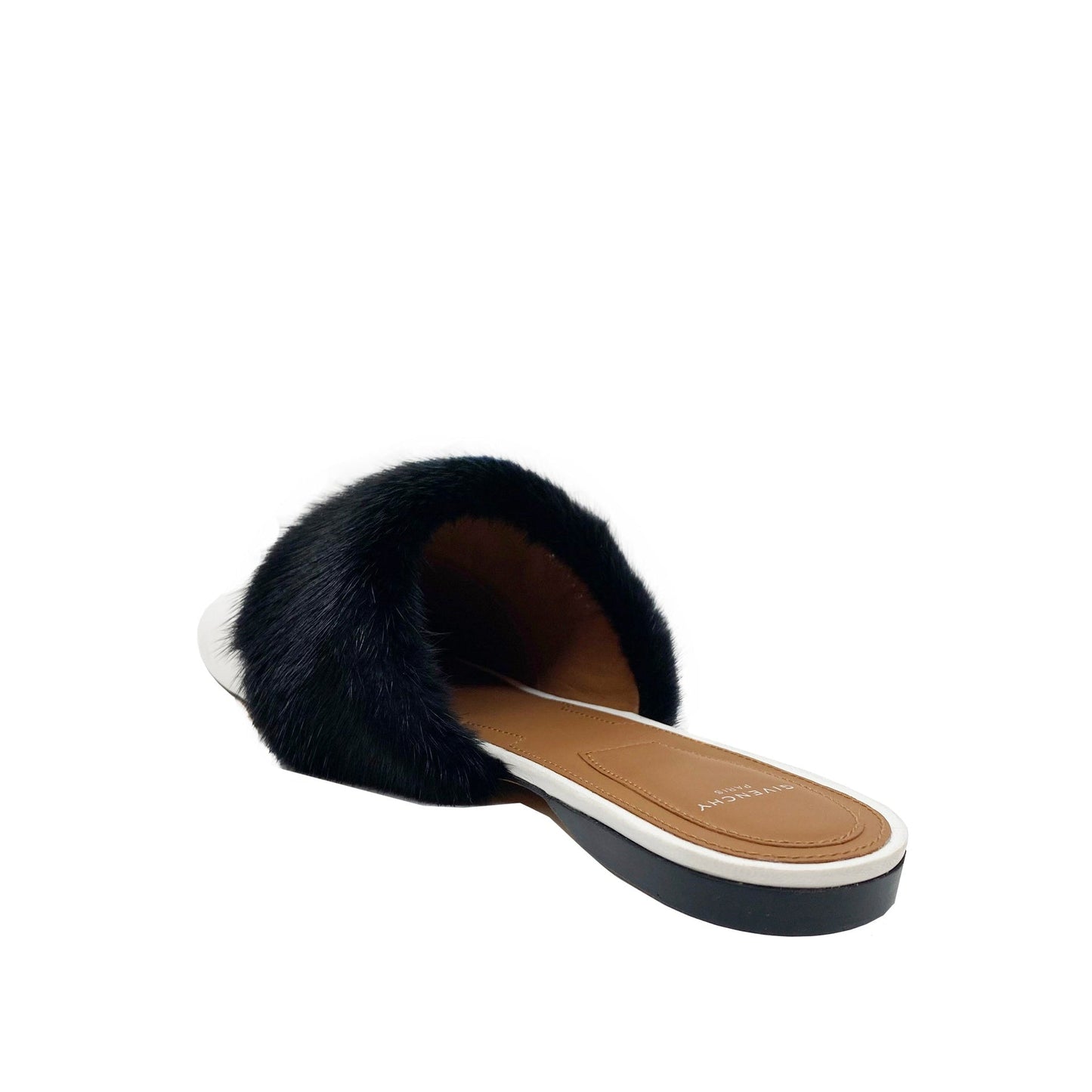 Givenchy Bedford Fur Trim Mules Women