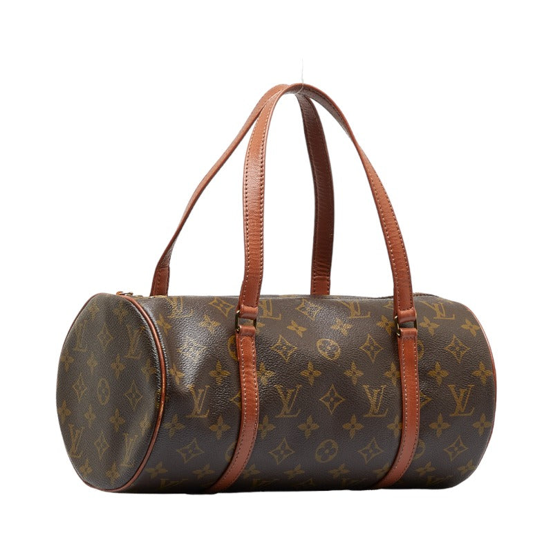 Louis Vuitton Monogram Papillon 30 Handbag M51385 Brown PVC Leather  Louis Vuitton