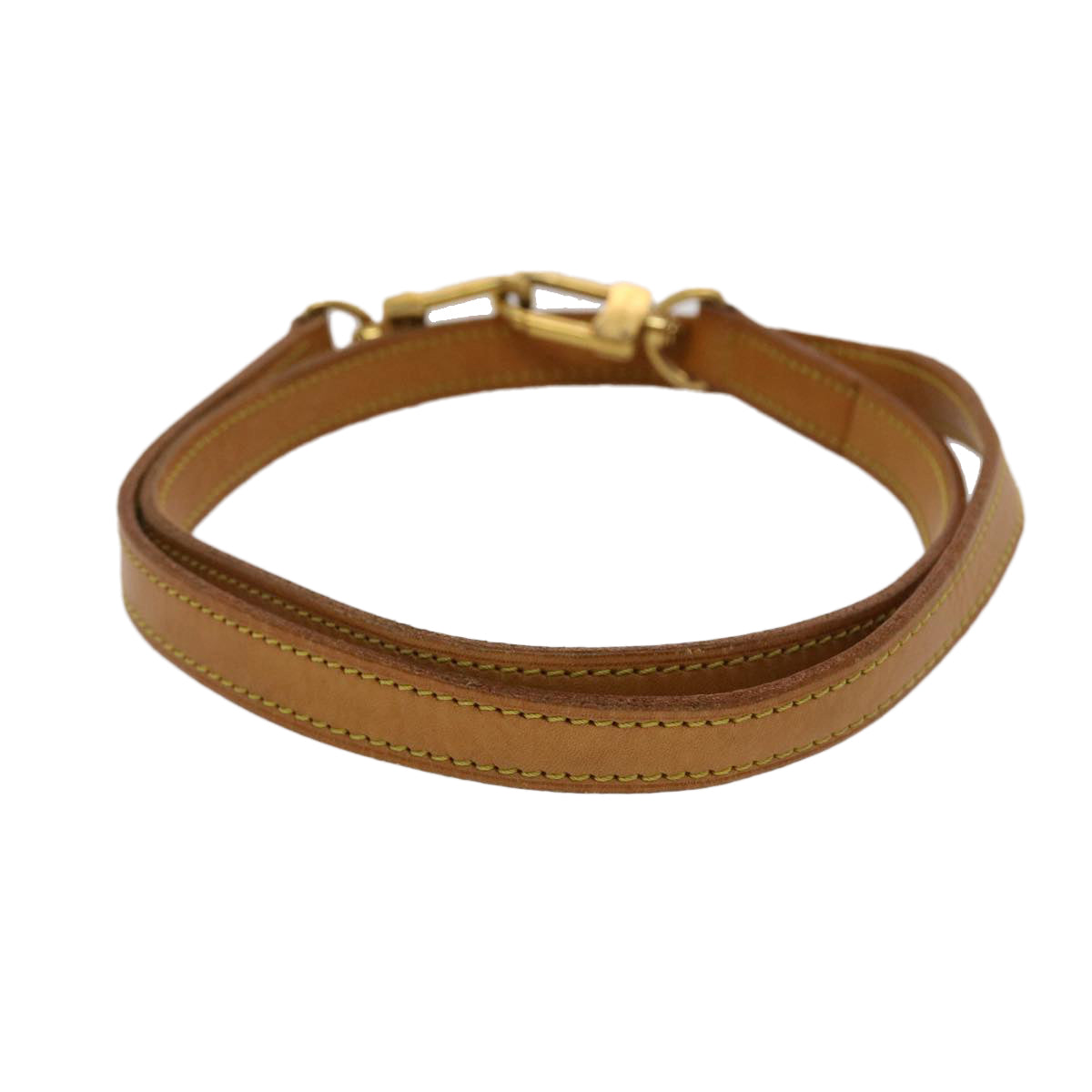 LOUIS VUITTON Shoulder Strap Leather 39.4" Beige LV  47926