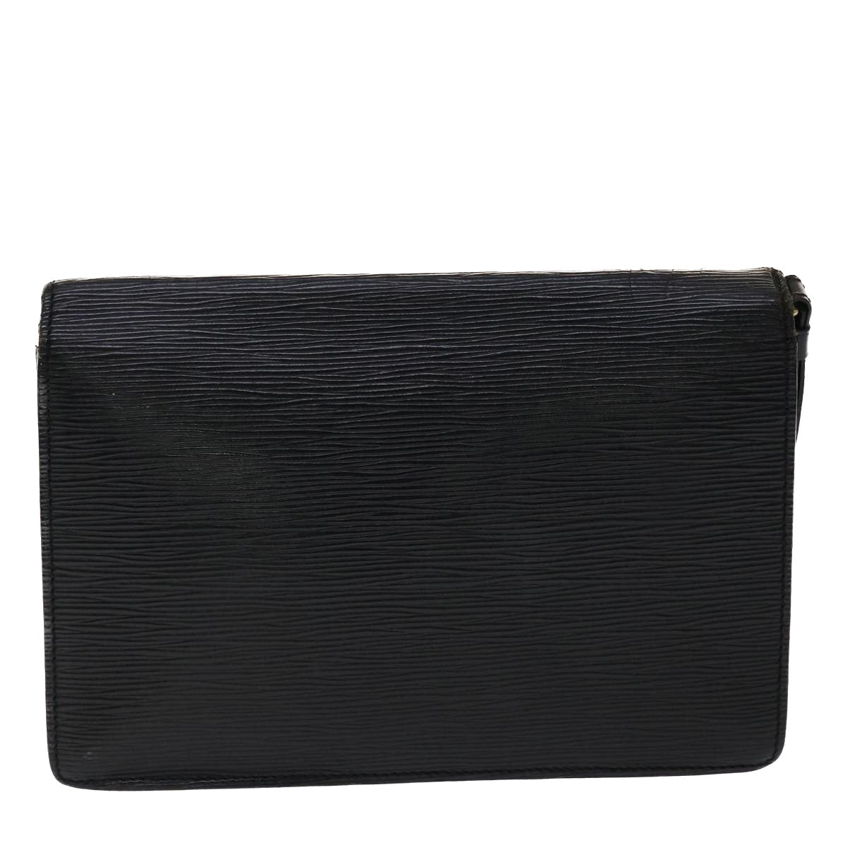 LOUIS VUITTON Epi Serie Dragonne Hand Bag Black M52612 LV  47949